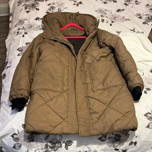 Zara girls jacket long